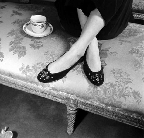 Nina Leen, Tory Burch Ballet Flats, Aesthetic Tattoo, Tory Burch Flats, Chanel Ballet Flats, Vintage Shoes, Beautiful Photography, White Photography, A Coffee