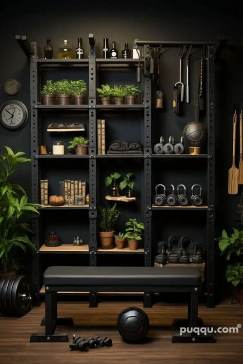 #Gym #Creating #Workout #for #Ideas #HomeStyle #Spaces #Mini #Your #Compact #Own #Home #HomeIdeas Home Gym Corner, Workout Corner, Mini Gym At Home, Storage Design Ideas, Mini Gym At Home Ideas, Mini Home Gym, Small Home Gym Ideas, Private Gym, Home Gym Basement