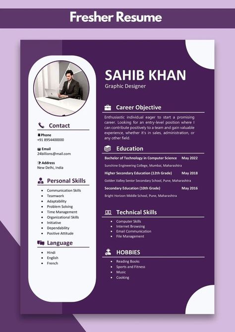 Resume Template Free Downloadable Word Interior Designer Resume For Fresher, Best Resume Format For Freshers, Cv Pattern, Finding Jobs, Resume Format Free Download, Fresher Resume, Best Cv Template, Study Websites, Designer Job