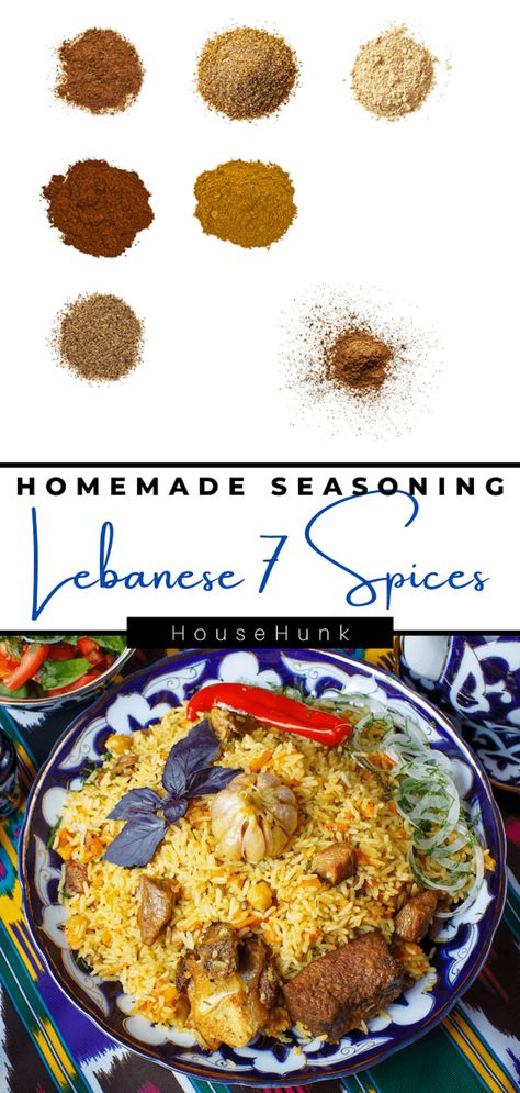 Elevate your dishes with the aromatic flavors of Lebanon! Learn how to make Homemade Lebanese 7 Spices Seasoning—a versatile blend of allspice, black pepper, cinnamon, cloves, coriander, ginger, and nutmeg. Perfect for kebabs, stews, soups, and roasted meats. Get the recipe now! Kebabs On The Grill, Lebanese Cuisine, Homemade Spice Blends, Drink Inspiration, Herb Seasoning, Homemade Spices, Eastern Cuisine, Homemade Seasonings, Hearty Stews