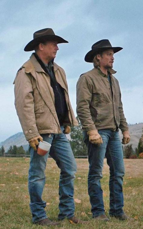 Mens Cowboy Hat Outfit, Yellowstone Outfits, Photoshop Face, Men Styl, Country Mens Fashion, Yellowstone Series, Mens Western Wear, Western Outfits Men, Grunge Guys