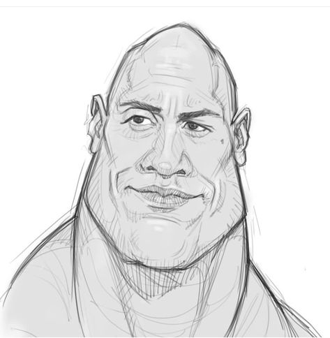 Cartoon Caricature Sketches, Karikatur Drawing Sketches, Caricature Drawing Sketches, The Rock Drawing, Anime Caricature, رسم كاريكاتير, Art Du Croquis, Caricature Sketch, Drawing Cartoon Faces