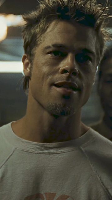 Brad Pitt Se7en Haircut, Tyler Durden Haircut, Brad Pitt Hair, Bradley Pitt, Hair Types Men, Man Haircut, Tyler Durden, Mens Haircuts, David Fincher