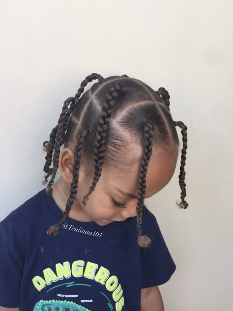 Braids On Toddler Boys, Mixed Boy Braids Hairstyles, Mixed Baby Hairstyles Boys, Toddler Boy Hairstyles Curly, Braids For Mixed Boys, Baby Boy Long Hairstyles, Long Hair Toddler Boy Hairstyles, Little Boy Long Hairstyles, Toddler Boy Curly Hairstyles