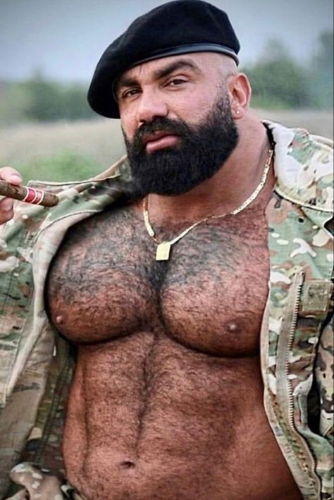 Handsome Bearded Men, Mustache Styles, Handsome Older Men, Scruffy Men, Big Beards, Beefy Men, Muscle Bear, Bear Men, Men In Uniform