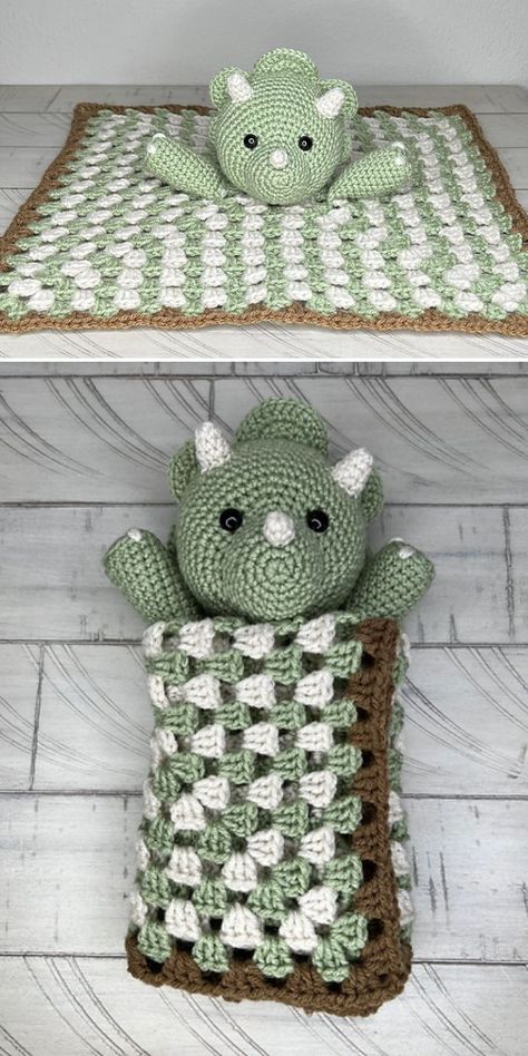 Fawn Lovey Crochet Pattern, Free Crochet Patterns Lovey, Crochet Dino Lovey, Loveys Crochet Free, Dino Lovey Crochet Pattern Free, Frog Lovey Crochet Free Pattern, Dinosaur Lovey Crochet Free Pattern, Free Lovey Patterns, Bear Lovey Crochet Free Pattern