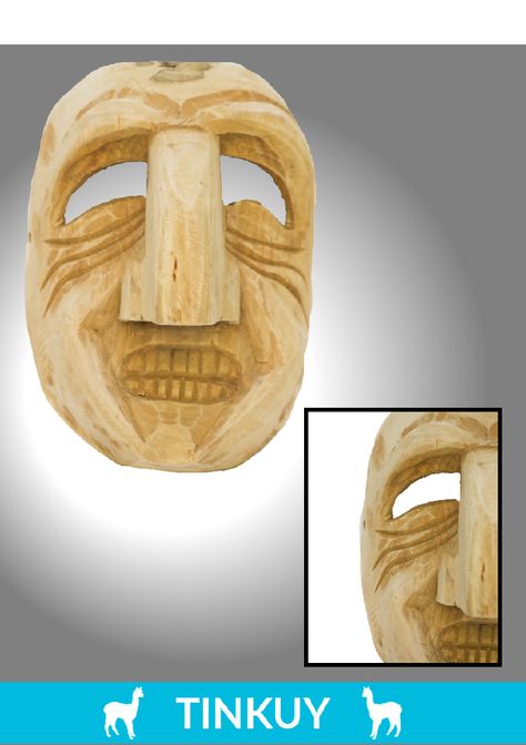 Peruvian Mask, Organic Mask, Traditional Dance, Arte Popular, Mask Making, The Wall, Peru, Lion Sculpture, Carving