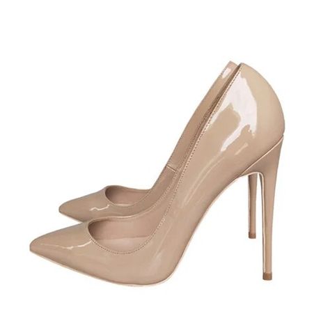 VCshoes Shoes Woman High Heels Pumps 12cm Tacones Pointed Toe Stilettos Talon Femme Ladies Wedding Shoes Black QKOU004 Black-12cm-4 Yellow High Heels, Party High Heels, Extreme High Heels, Round Toe Shoes, Nude Pumps, Womens Summer Shoes, Womens Wedding Shoes, Pointed Toe Shoes, Fashion High Heels