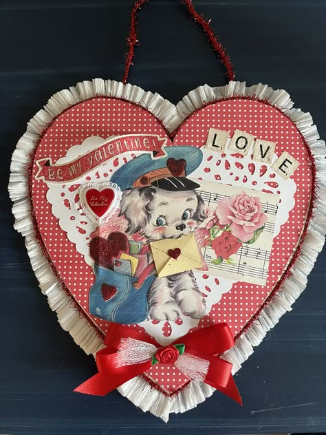 Vintage valentines decorations