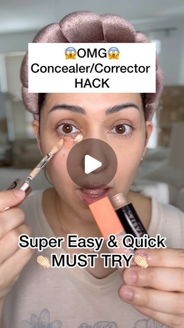 How To Use Concealer Under Eyes, Makeup Concealer Tutorial, How To Use Concealer For Beginners, Concealer Tips How To Apply, Where To Put Concealer, Peach Concealer, Peach Corrector, Concealer Hacks, Makeup Hacks Concealer