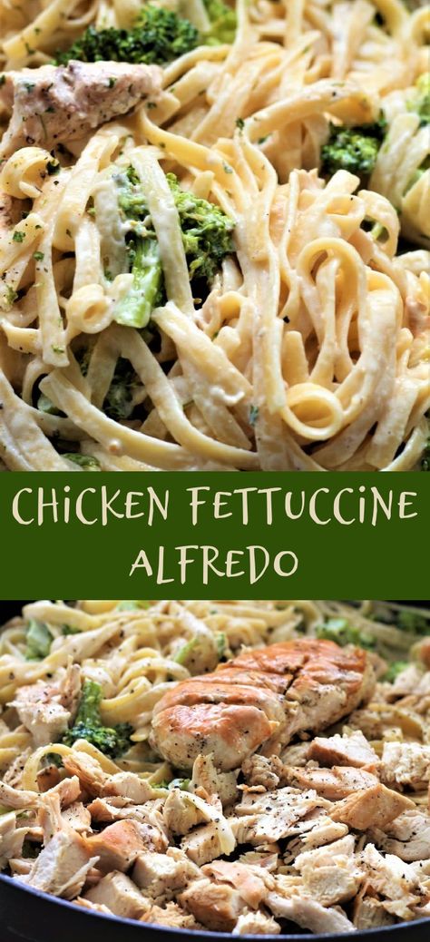 Chicken Broccoli Fettuccine Alfredo, Fettucini Alfredo Chicken, Easy Chicken Fettuccine Alfredo, Chicken Fettuccine Alfredo Recipe, Fetuchini Alfredo, Fettucini Alfredo Recipe, Fetuccini Alfredo, Chicken Fettuccini Alfredo, Creamy Noodles