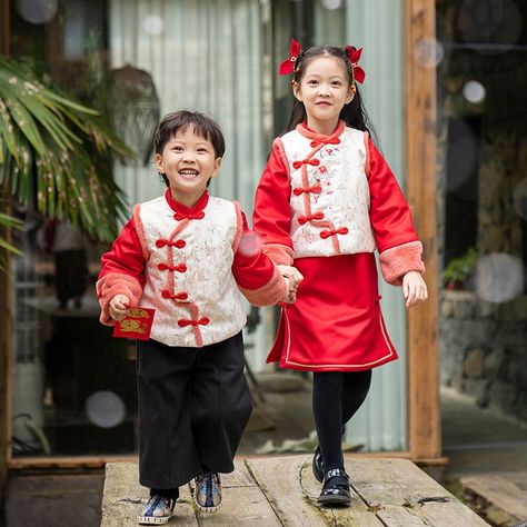 Girl & Boy's Cheongsam Kids Qipao Chinese New Year Hanfu Girl's size: ----- Chest.  Clothes Length.  100: 64cm.    58cm 110:  68cm.    62.5cm 120:  72cm.    67cm 130:  76cm.    71.5cm 140:   80cm.   76cm 150:   84cm.    80.5cm Boy's size: -------Chest.  Clothes length 100: 76cm.    32cm 110:   80cm.   34.5cm 120:   84cm.   37cm 130:   88cm.   39.5cm 140:   92cm.    42cm 150:   96cm.    44.5cm **We ship internationally**  If you have any questions at all, please don't hesitate to get in contact. Chinese Boy Outfit, Chinese New Year Outfit, Mandarin Dress, Wedding Cheongsam, Chinese Shirt, Kids Fashion Show, Hanfu Girl, Chinese Qipao, Kids Jackets