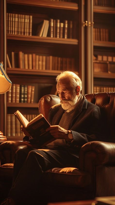 People Reading Books Photography, Men Reading Books Aesthetic, Man Reading Book Aesthetic, Male Professor Aesthetic, Man In Library, Someone Reading A Book, Man With Book, Old Man Reading, Man Reading Book