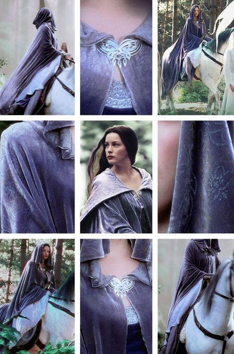 Lord Of The Rings Costumes, Arwen Lotr, Arwen Costume, Lord Of The Rings Arwen, Arwen Dress, Arwen Undomiel, Aragorn And Arwen, Elven Clothing, Lotr Costume