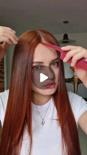 Braiding Long Hair Easy, No Bangs Hairstyles Long, Easy Hairstyles For Long Hair Videos, Hair Styles For Long Hair Easy Cute, Haircolor Video, Wednesday Hairstyles, Flat Hair Hairstyles, Long Hair Hairstyles Easy, Heair Style