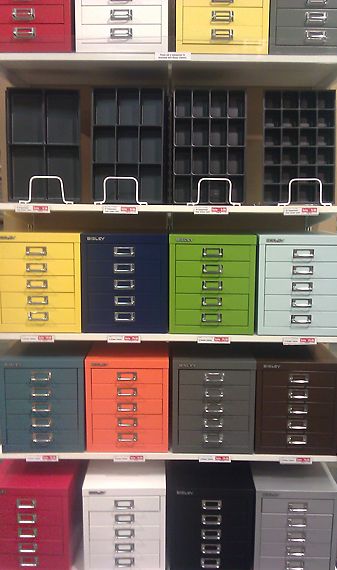 bisley colors and drawer divider options Bisley Cabinet Ideas, Bisley Cabinet, Display Rocks, Lego Sorting, Workplace Inspiration, Floss Storage, Desk Organization Tips, Office Supplies Design, Desk Stuff