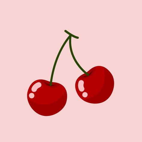 Cute cherry printable poster for wall art!  This item is a digital file only. Great to be printed for bedrooms, bathrooms, etc!  Once purchased you will have multiple print size options: 11x14  16x20  16x24  18x24 24x34 Cherry Cartoon Drawing, Cherry Illustration Cute, Free Printable Wall Art Pink, Cherry Bedroom Aesthetic, Cute Christmas Prints, Print Outs For Wall, Cherry Illustration Design, Pink Strawberry Background, Cherry Art Aesthetic