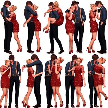 Lovers Poses, Pair Poses, Sims 4 Couple Poses, Sims 4 Cas Mods, Sims 4 Family, Sims 5, The Sims 4 Packs, Tumblr Sims 4, Sims 4 Dresses