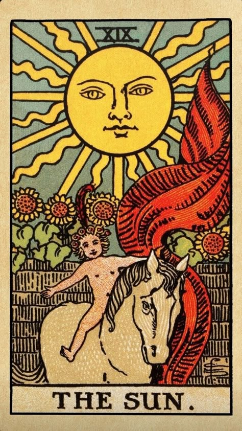 ⬆️Tap the link for more!⬆️Tarot card | "The Sun" ☀️#tarotcardsaesthetic #tarotreading #tarotspreads #vintagetarot #bohotarot #mysticaltarot #tarotjournaling #tarotmeanings #spiritualtarot #modernmagic Witchcraft Wallpaper, Rider Waite Tarot Cards, The Sun Tarot Card, Cat Portrait Painting, Tarot Significado, The Sun Tarot, Vintage Tarot, Rider Waite Tarot, Tarot Meanings