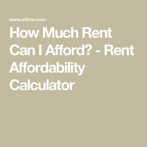 How Much Rent Can I Afford? - Rent Affordability Calculator Rent Savings Plan, How Much Rent Can I Afford, Monthly Savings, Net Income, Money Moves, Monthly Expenses, Savings Plan, Low Income, Financial Literacy