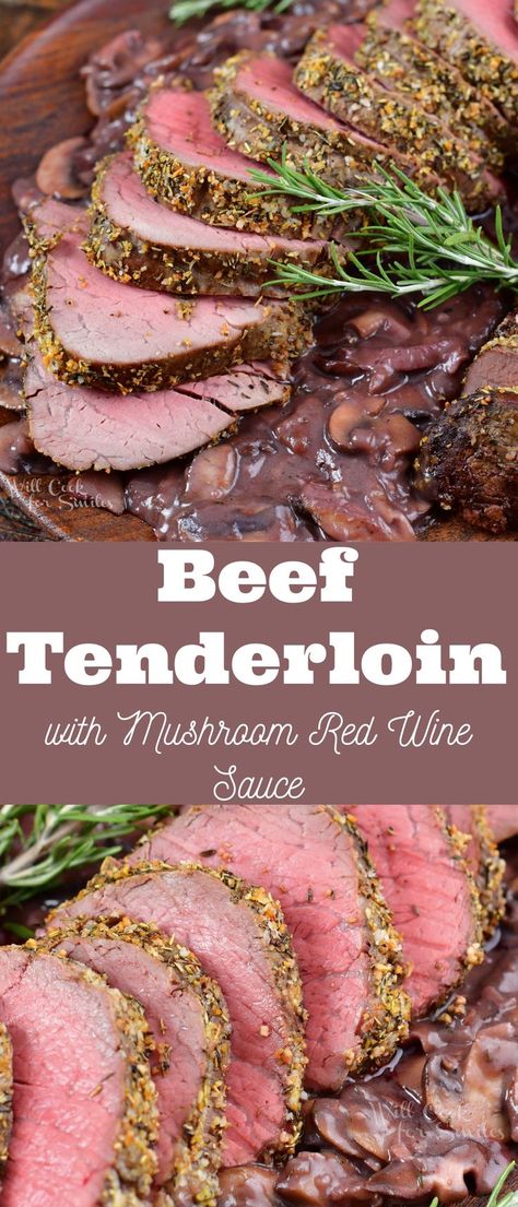 Rosemary Beef Tenderloin, Rosemary Beef, Beef Tenderloin Roast Recipes, Cooking Beef Tenderloin, Whole Beef Tenderloin, Roast In The Oven, Beef Tenderloin Recipes, Beef Tenderloin Roast, Thanksgiving Salad