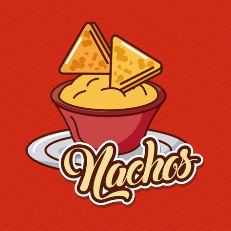 Nachos comida mexicana con salsa de tazó... | Premium Vector #Freepik #vector #fondo Tortilla Chips Homemade, Tortilla Chip Dip, Nachos In Oven, Salsa Recipe With Fresh Tomatoes, Nacho Bar Ideas, Recipes Nachos, Mexican Guacamole Recipe, Guacamole And Chips, Nacho Recipes