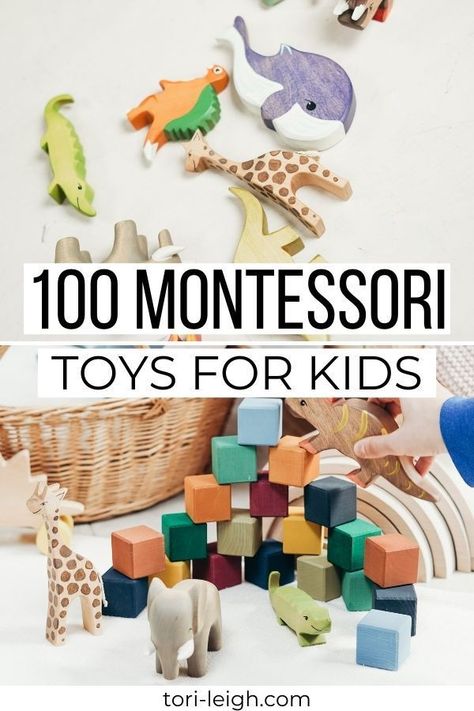 Montessori Toys For Infants, Monissory Toys, 2 Year Montessori Toys, Wooden Learning Toys, Daycare Toys Ideas, Montessori Toys By Age, Wooden Educational Toys Montessori, Diy Wooden Toys For Kids, Homemade Montessori Toys