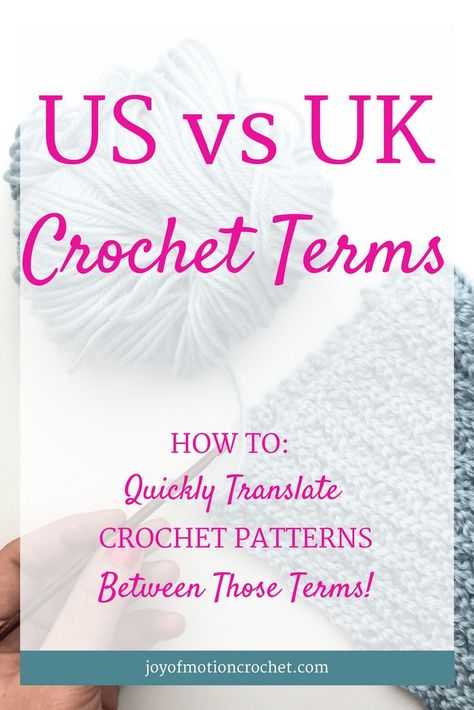 Crochet Vs Knit, Uk Crochet Terms, Crochet Terminology, Complex Patterns, Advanced Crochet, Crochet Terms, Crochet Things, Crochet Goodies, Crochet Blog