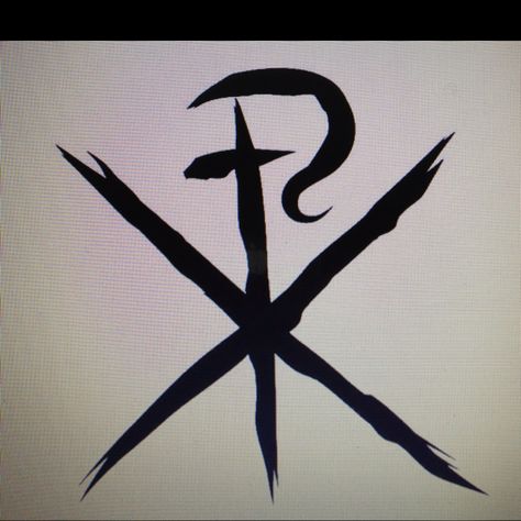 Chi Rho Armor Of God Tattoo For Men Forearm, Chi Ro Tattoo, Chi Rho Tattoo, Chi Ro, Religous Tattoo, Christian Cross Tattoos, Kraken Tattoo, Interesting Tattoos, Chi Rho