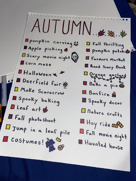 Fall list to try woth your friends :) Cute Fall Things To Do With Friends, Fall List, Autumn Bucket List, Halloween Sleepover, Best Friend Bucket List, Fall Board, Fall Boards, Sleepover Things, Sleepover Things To Do