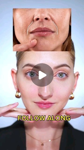 skincare uk on Instagram: "Smile line face yoga❤️❤️  #facemassage #faceyoga #SkinCareTips #skincarenatural #skincareobsessed #faces" How To Get Rid Of Smile Lines Naturally, Smile Lines Get Rid Of, Glowing Skin Naturally, Yoga Face, Face Fitness, Face Massage Techniques, Yoga Daily, Line Face, Face Yoga Exercises