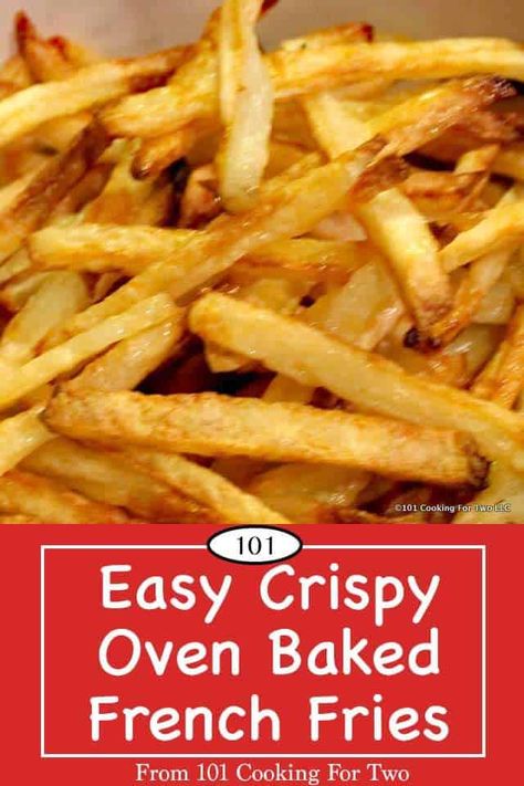 Crispy Baked French Fries, Oven French Fries, Oven Baked French Fries, Frozen Fries, Baked French Fries, Convection Oven Cooking, Convection Oven Recipes, Oven Baked Fries, Fresh Cut Fries