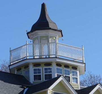 Widows Walk, Storybook House, Timber Frame House, Storybook Homes, American Houses, A New World, Beach Living, Coastal Towns, Architectural Features