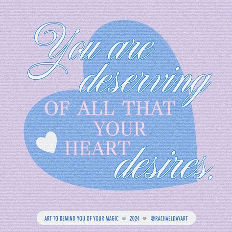 You are deserving of all that your heart desires. 💓🧚 Blue Motivation, Blue Herring, Positive Affirmation Wallpaper, Binder Deco, Self Makeup, Poetic Art, Spicy Pisces, Wallpaper Positive, Everyday Affirmations