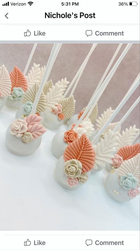 Boho Rainbow Cakepops, Boho Cakepops, Boho Chic Party Favors, Boho Desert Table, Boho Theme Cupcakes, Boho Cakecicles, Boho Chocolate Covered Pretzels, Boho Desserts, Boho Treats