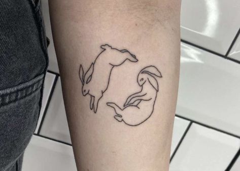 Love On Tour Tattoos Bunny, Harry Styles Rabbit Tattoo, Harry Styles Bunny Tattoo, Harry Tattoo Ideas, Tatuajes Harry Styles, Tattoo Vision Board, General Tattoo, Personal Tattoos, Harry Tattoos