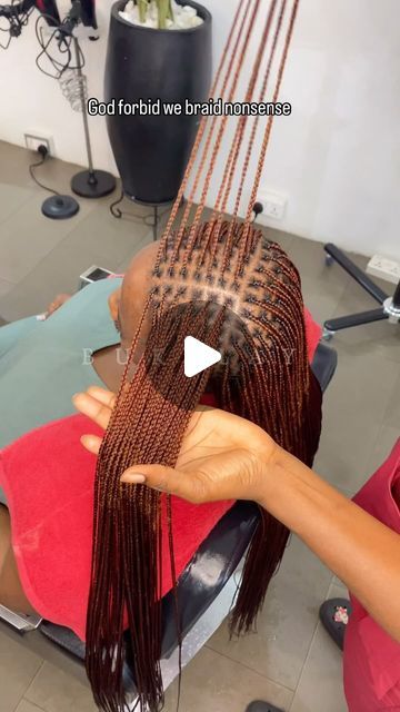 Bukky samuel on Instagram: "10 ROWS KNOTLESS (30”)   Color 350  Hair pieces @darlingghana" 350 Knotless Braids On Dark Skin, Knotless Box Braids Small Color 350, 350 Knotless Braids Color, How Many Rows For Medium Knotless Braids, Big Micro Braids, 30 And 350 Knotless Braids, Color Knotless Braids On Dark Skin Women, Fall Knotless Braids Black Women, 350 Color Knotless Braids