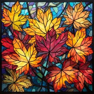 Stained Glass Fall Patterns, Stained Glass Fall, Glass Window Film, Stained Glass Window Film, Fall Patterns, Art Stained, Stained Glass Designs, Cat Wall Art, Stained Glass Projects