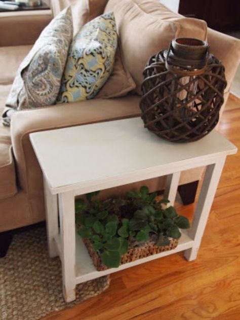 DIY End Tables with Step by Step Tutorials - Aged Finish Narrow DIY End Table - Cheap and Easy End Table Projects and Plans - Wood, Storage, Pallet, Crate, Modern and Rustic. Bedroom and Living Room Decor Ideas http://diyjoy.com/diy-end-tables Diy End Table, Narrow End Table, Diy Pedestal, Narrow Side Table, Diy Side Table, Quaint Cottage, Diy End Tables, Table Decor Living Room, Couch Table