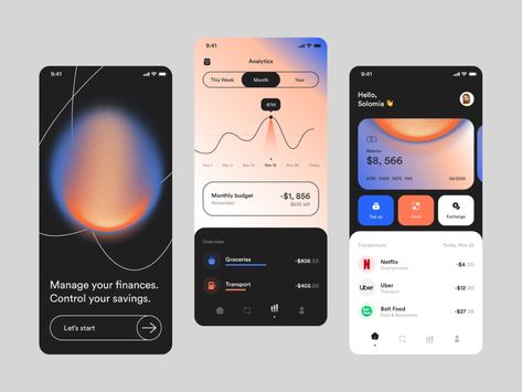 App Homepage, Application Ui Design, Mobile Banking App, Ui Ux 디자인, App Design Layout, Mobile App Design Inspiration, App Interface Design, Finance App, Ui Ux Designer