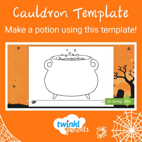 Create a magic potion in this cauldron template. This template is also a great printable Halloween decoration. #twinkl #twinklparents #halloween #halloweenparty #printable Cauldron Template, Printable Halloween Decorations, Halloween Preschool, Magic Potion, Printable Halloween, Halloween Printables, Free Templates, Halloween Decoration, Halloween Treats