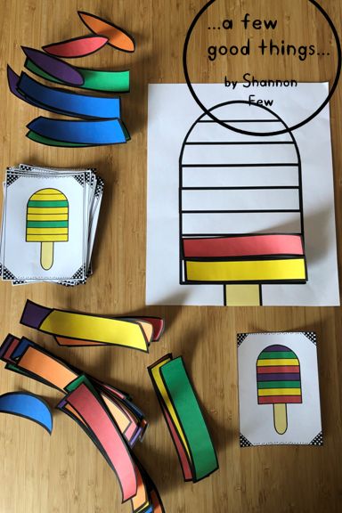 Summer Math Preschool, Popsicle Activities Preschool, Patterns Activities Preschool, Pattern Preschool Activities, Summer Math Activities Preschool, Pattern Activities Preschool, Math Patterns Activities, Math Art Activities, Popsicle Craft