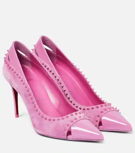 New Arrivals for Women Online - New Fashion | Mytheresa US Pink Louboutin Heels, Christian Louboutin Shoes Pumps, Christian Louboutin Logo, Chloe 2024, Fem Outfits, Louboutin Online, Pink Nike Shoes, Spike Shoes, Louboutin Heels