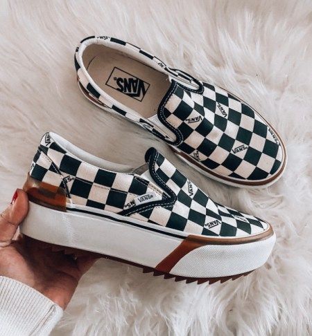 Platform Vans Outfit, Platform Vans, Vans Outfit, Summer Shoe, Vans Slip On, Aesthetic Shoes, Looks Chic, Crazy Shoes, Shoe Obsession