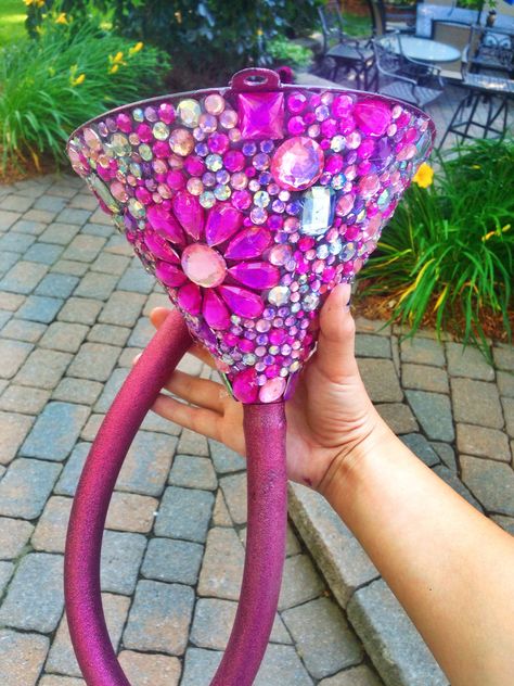 The funnel I made for my best friend's birthday. Perfect DIY for the birthday party. 21st Birthday Diy, 21st Birthday Ideas, 21 Party, 21st Birthday Girl, 21st Bday Ideas, 21st Birthday Decorations, 21st Party, My Best Friend's Birthday, 19th Birthday