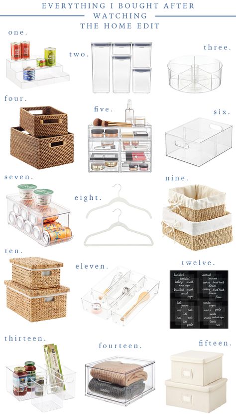 The Top 15 Organizing Essentials I Bought After Watching The Home Edit on Netflix Get Organized With The Home Edit, The Home Edit Closet, Home Edit Closet, The Home Edit Organization, Home Edit Organization, Apt Organization, Joanna Teplin, Organization Minimalist, Organizing Essentials