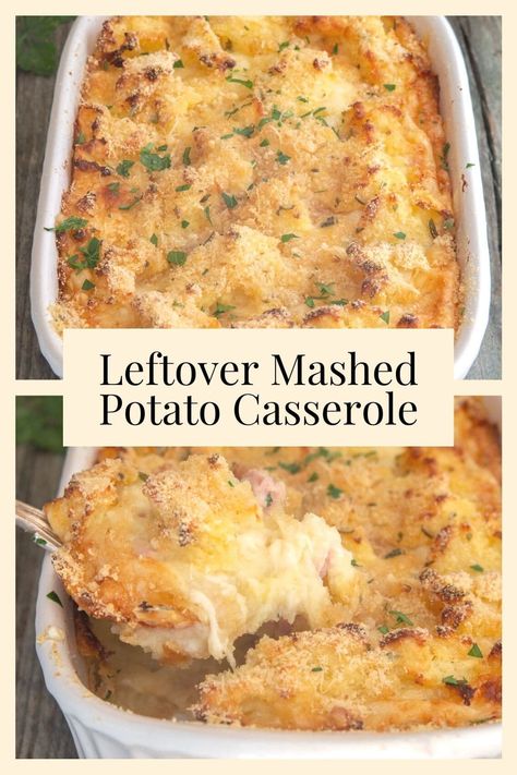 Casseroles Using Mashed Potatoes, Mashed Potato Casserole Delish, Leftover Mashed Potato Recipes Soups, Recipes For Leftover Mashed Potatoes Ideas, Mashed Potatoes And Ham, How To Use Up Leftover Mashed Potatoes, Mashed Potato Leftover Recipes Ideas, Leftover Mash Potatoes Recipes, How To Use Up Mashed Potatoes