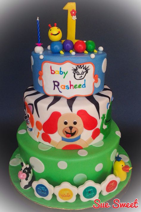 Baby Einsteins cake Baby Einstein Party, Baby Ruth, Dvds Movies, Baby Einstein, Cake Designs Birthday, Baby First Birthday, Baby Cake, Bday Party, 1st Birthday Parties