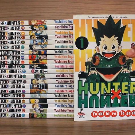 <3 Hunter X Hunter Room Decor, Hunter X Hunter Manga, Manga Box Sets, Box Manga, Yu Yu Hakusho, Otaku Room, Hxh Characters, Hunter Hunter, Anime Decor