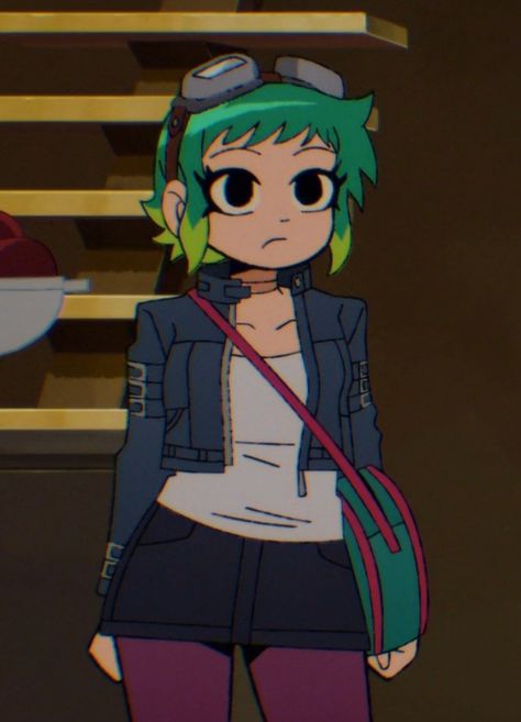 Ramona Scott Pilgrim Movie, Ramona Flowers Outfit Inspired, Ramona Flowers Anime, Ramona Flowers Outfit, Ramona Scott Pilgrim, Pilgrim Outfit, Bryan Lee O Malley, Scott Pilgrim Comic, Bryan Lee